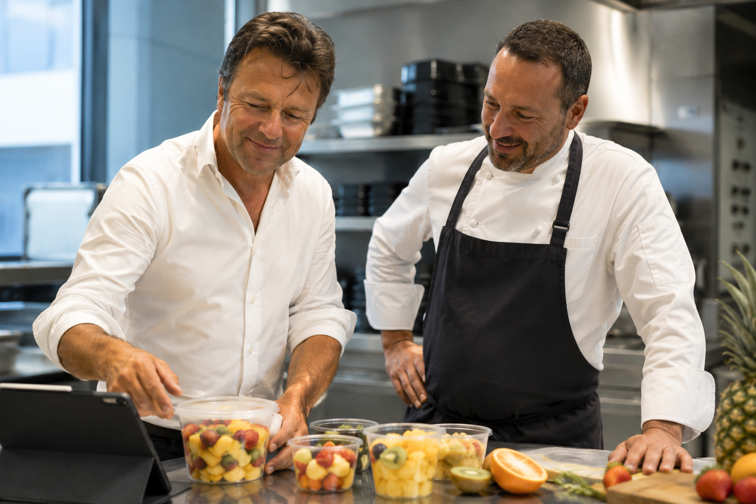 Partenariat chef et commercial Délifruits